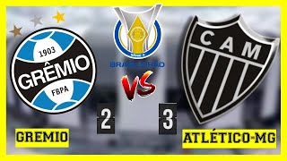 GREMIO 2 X 3 ATLÉTICOMG  BRASILEIRÃO 2024  GOLS amp MELHORES MOMENTOS  01092024 [upl. by Rudy]