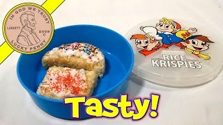 EasyBake Kelloggs Rice Krispies Snack Shoppe Treats Maker 2002 Hasbro [upl. by Anyaled]