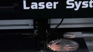 CO2 Laser Cutting 16 Gauge Mild Steel [upl. by Lemak509]