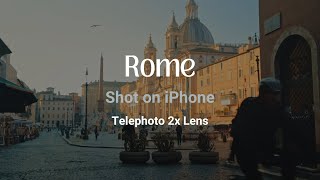 Rome iPhone 15 Pro  SANDMARC Telephoto Lens amp Motion Filter [upl. by Niddala204]