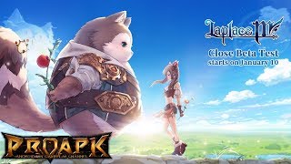 Laplace M Gameplay Android  iOS Open World MMORPG CBT [upl. by Carn691]