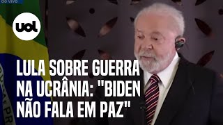 Lula critica posicionamento dos EUA sobre guerra entre Rússia e Ucrânia ‘Biden não fala em paz’ [upl. by Efren]