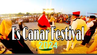 Es Canar Festival 2024Top Tourist Destination in Spain Baile PayesEs Canar Ibiza Walk tour [upl. by Ahsienar14]