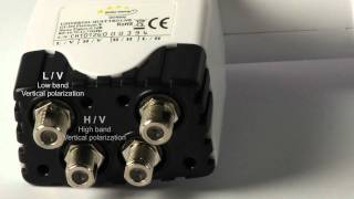 How to connect a Quatro LNB to Terra multiswitch [upl. by Peggi524]