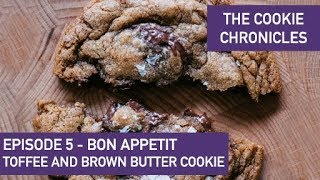 Bon Appetit Chocolate Chip Cookies  Ep 5 Cookie Chronicles  In Partnership w Guittard Chocolate [upl. by Mairym]