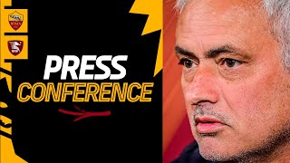 🟨🟥 LIVE  José Mourinho alla vigilia di RomaSalernitana  CONFERENZA STAMPA [upl. by Tevlev]