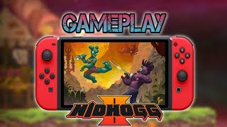 Nidhogg 2  Gameplay Nintendo Switch [upl. by Leahcam746]