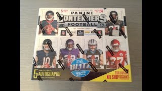 2017 Panini CONTENDERS Football HOBBY BOX 25 Hits [upl. by Tuhn]