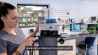 Installation du ventilateur danesthésie vétérinaire Moduflex insPurr [upl. by Anwahsak]