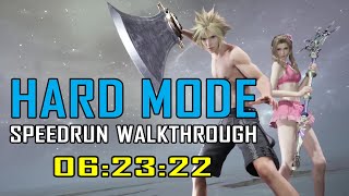 Final Fantasy 7 Rebirth  Hard Mode Speedrun Walkthrough in 062322 [upl. by Ariaet84]