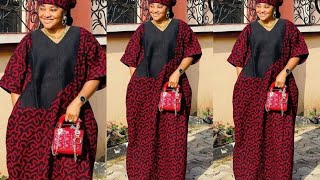 HOW TO CUT AND SEW BUBU GOWN KAFTAN DRESS [upl. by Ellehcer146]