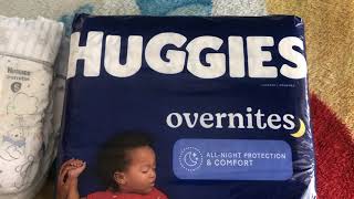 Huggies Overnites Diapers  All We Use for Our 8 Children  Product Review [upl. by Arrej390]