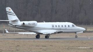 Gulfstream G100 Take Off at Airport BernBelp [upl. by Ikcim]