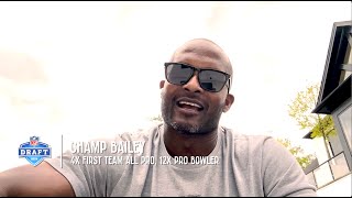 Champ Bailey welcomes new Broncos Draft class [upl. by Atenik911]