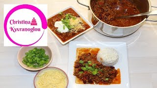 Chili con Carne Rezept  Chilli con Carne selbst gemacht  Rezept Video  Anleitung [upl. by Repmek923]