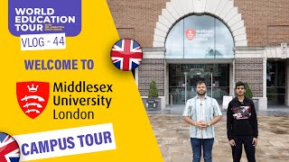 Welcome to Middlesex University  London Campus Tour  Amratpal A Vision [upl. by Llerrom312]