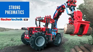 Pneumatik spielerisch entdecken  mit dem fischertechnik Strong Pneumatics 🚜 [upl. by Oad]