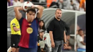 Hansi Flick Reaction to Fc Barcelona Thrashing Crvena Zvezda 52 [upl. by Eldora]