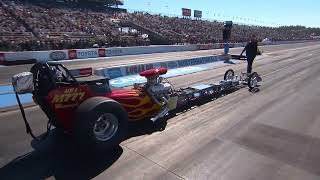 Dave Lawsson Nitro Heritage series getting ready for the March Meet at Famoso Raceway Bakersfield C [upl. by Ahras]