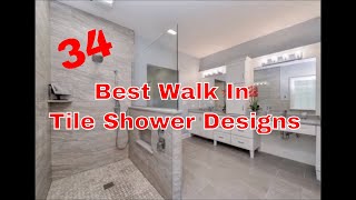 Best Walk in Tile Shower Ideas  Tile Shower Ideas and Designs [upl. by Omidyar119]