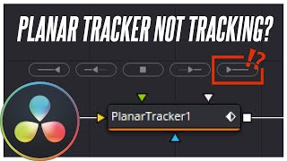 Planar Tracker Is Not Tracking in DaVinci Resolve [upl. by Meehyr]