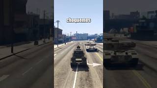 Tanque vs Coche en Todos los GTA 🚗💥🛡️ [upl. by Nigen]