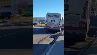 Bus Route 58 Leaving 44 Street SE Transit Centre calgarytransit calgary bus brt transit [upl. by Queridas]