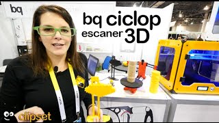 bq Ciclop 3D scanner preview CES en español [upl. by Chaunce]