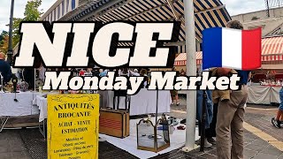 NICE MARKET 🇫🇷 NICE MONDAY BROCANTE FLEA MARKET 4K 300924 PLEASE LIKE 👍🏻 amp SUBSCRIBE 👍🏻 🔔❤️ [upl. by Honeywell]