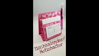 Tutorial TischkalenderNotizhalter [upl. by Ecidnak]