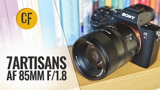 7Artisans AF 85mm f18 lens review [upl. by Rdnaskela978]