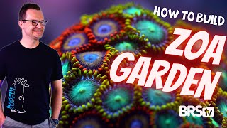 A Simple Zoa Garden for Your First Reef Tank Our Zoanthid Only Build [upl. by Yelnahs]