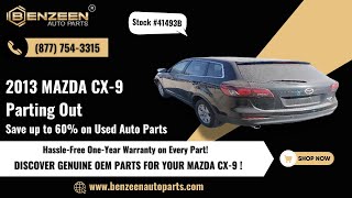 STK  41493B 2013 MAZDA CX9   KEY  parts for sale  Save up to 60 on used auto parts [upl. by Corsiglia564]