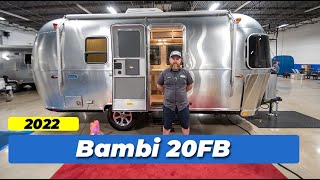 The allnew 2022 Airstream Bambi 20FB  Full Service Walk Through [upl. by Avehstab]