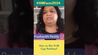 h1bvisa Facts2024 How to file your H1B cap petition [upl. by Hortensia171]