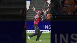 CRICKET 24  KFC BBL  MELBOURNE RENEGADES VS PERTH SCORCHERS  QUINTON DE KOCK HIT 6 RUN [upl. by Noyrb]