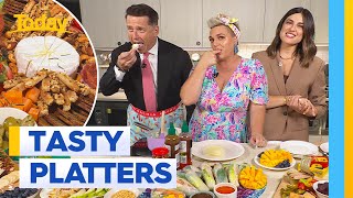 Easy and tasty Christmas platter ideas the Today hosts love  Today Show Australia [upl. by Accebber868]