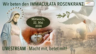 Wir beten den ImmaculataRosenkranz für Frieden in der Welt in den Familien und im eigenen Herzen [upl. by Claiborne]