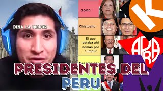 FANODRIC  TIER LIST DE PRESIDENTES DEL PERU 1990  2023 [upl. by Oriaj]