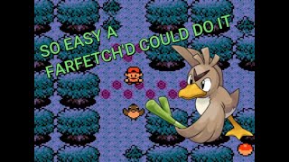 HOW TO SOLVE THE FARFETCHD PUZZLE THE BEST WAY POKEMON GOLDSILVER TUTORIAL [upl. by Coopersmith708]