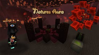 Minecraft Natures Aura Crimson Altar Offering Table und Aura Forge Tutorial german 2022 [upl. by Yekciv]