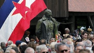 Croatia gets new Titoinspired Communist party [upl. by Ynaittirb]