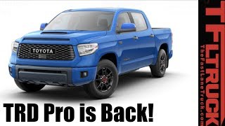 2019 Toyota Tundra We Configure the Work Truck and the new TRD Pro [upl. by Ynney]