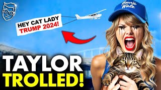 Taylor Swift SCREAMS As Team Trump Fly ‘TRUMP 2024’ Banners Over Her Concert  Swifties Salty Cry 🤣 [upl. by Soinski15]