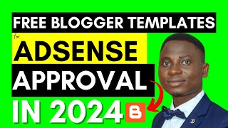 Free Blogger Templates For AdSense Approval  Blogger Template IN 2024 [upl. by Hahnke]