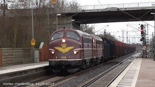 NörtenHardenberg mit DoppelNOHAB schnellem Fernverkehr metronom VT 648 Containerverkehr [upl. by Nojid]