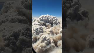 What the wildfire in California looks like from above 😮🙏  🎥bowensofficial37 [upl. by Kristoffer]