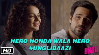 Basanti ka Hero Honda Wala Hero UNGLIBAAZI  Kangana Ranaut amp Emraan Hashmi  Ungli [upl. by Natsyrt]