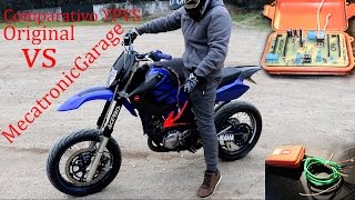 Yamaha dt125r Stock YPVS vs MecatronicGarage [upl. by Nodnab763]