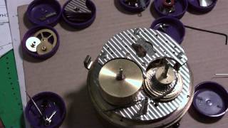 How I take apart a marine chronometer Hamilton Model 21 Part 2 of 2 [upl. by Nelra]